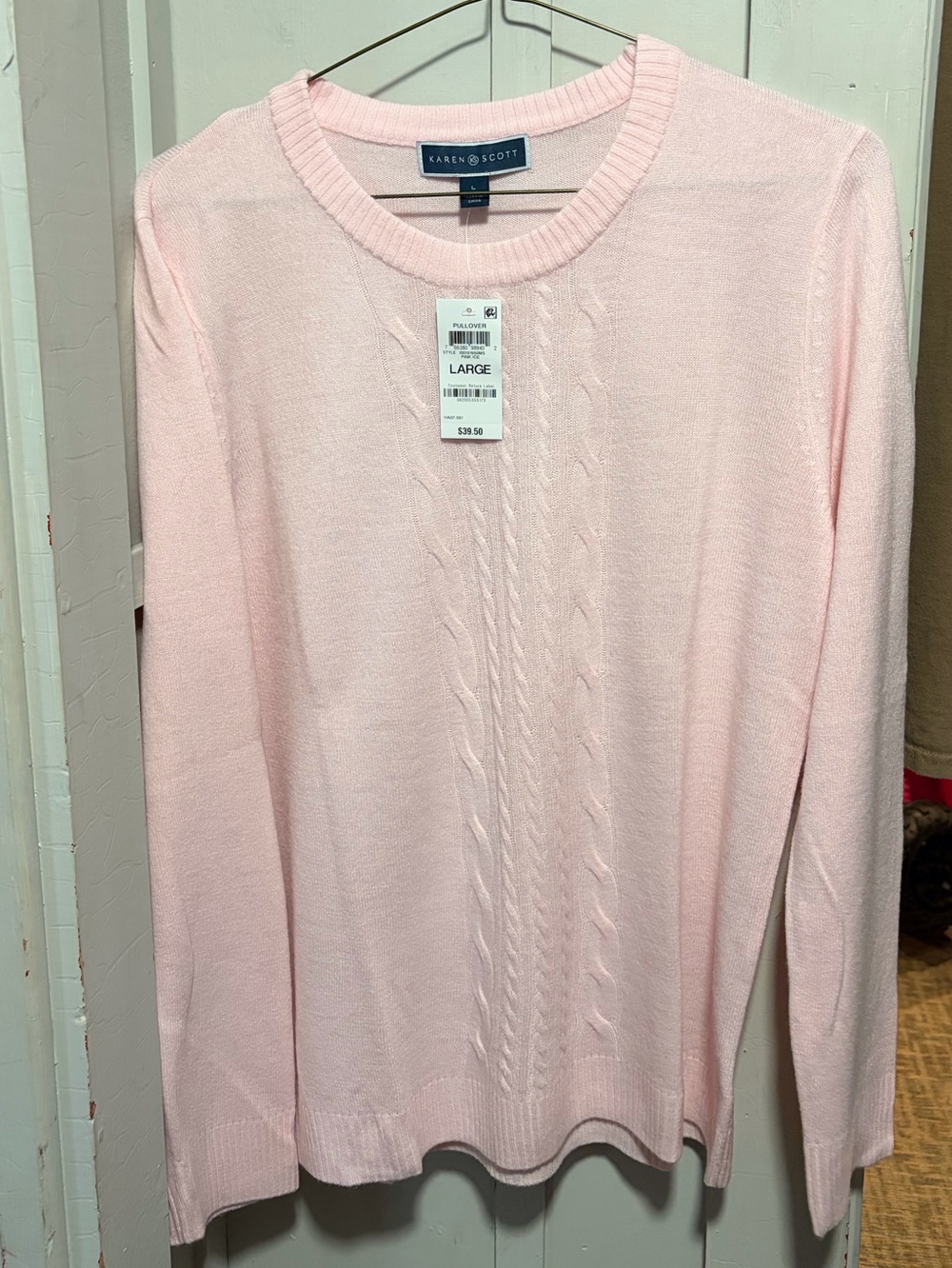 NWT Womens Karen Scott sweater size L